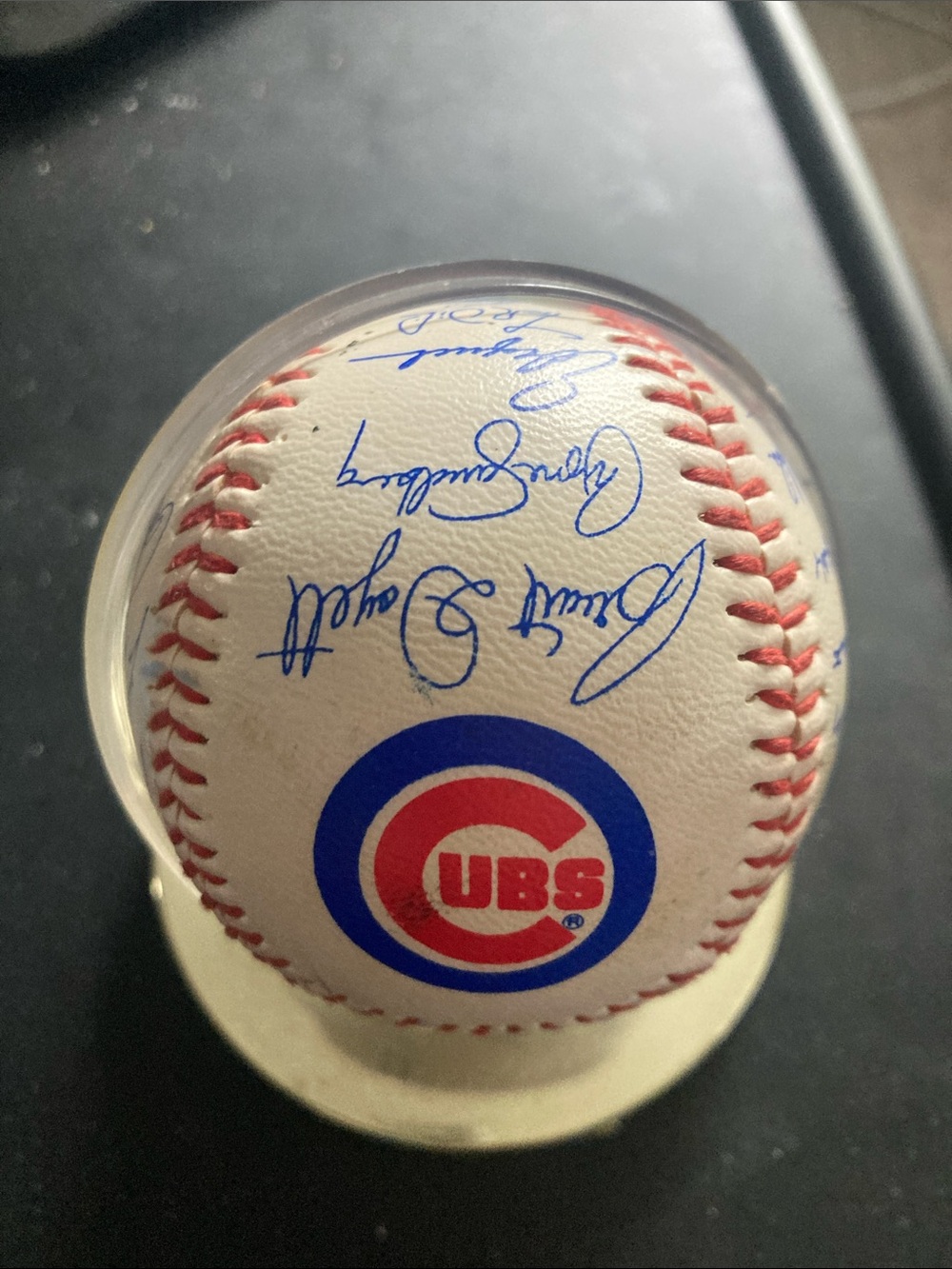 Chicago Cubs Logo  Baseball - Blue & Red